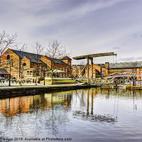 Buy canvas prints of Castlefield Basin Manchester by Sandra Pledger