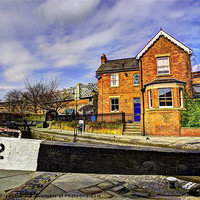 Buy canvas prints of Lock Keepers Cottage by Sandra Pledger