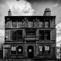 Buy canvas prints of The Old Pub by Sandra Pledger