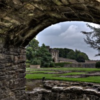 Buy canvas prints of Whalley Abbey by Sandra Pledger