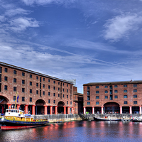 Buy canvas prints of Albert Dock Liverpool by Sandra Pledger