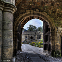 Buy canvas prints of Gateway to Whalley Abbey by Sandra Pledger