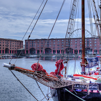 Buy canvas prints of  Glaciere of liverpool by Sandra Pledger