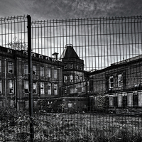 Buy canvas prints of  The Old Infirmary Blackburn by Sandra Pledger