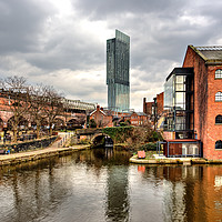 Buy canvas prints of Castlefield Manchester by Sandra Pledger