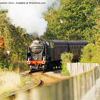 Buy canvas prints of STEAMING ON by andrew saxton