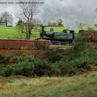 Buy canvas prints of Full steam ahead  by andrew saxton