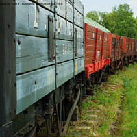 Buy canvas prints of FREIGHT by andrew saxton