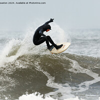 Buy canvas prints of Riding the wave by andrew saxton