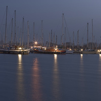 Buy canvas prints of  BOATS BY LIGHT by andrew saxton
