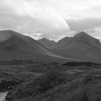 Buy canvas prints of HILLS OF SKYE by andrew saxton