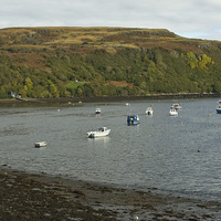 Buy canvas prints of  PORTREE HARBOUR  by andrew saxton