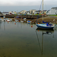 Buy canvas prints of  PORTH BOATS by andrew saxton