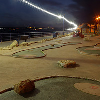 Buy canvas prints of  CRAZY GOLF ANY ONE  by andrew saxton
