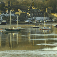 Buy canvas prints of  CONWY WATER by andrew saxton