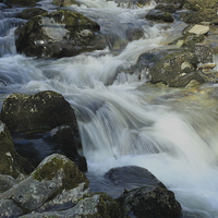 Buy canvas prints of  ROCKS AND WATER by andrew saxton