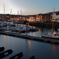 Buy canvas prints of  SCARBOROUGH HARBOUR by andrew saxton