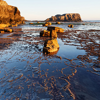 Buy canvas prints of  ROCKY SHORE by andrew saxton