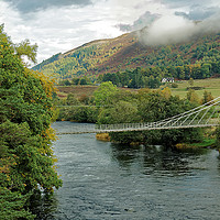 Buy canvas prints of ROPE BRIDGE by andrew saxton