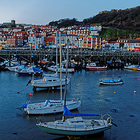 Buy canvas prints of SCARBOROUGH'S  BOATS by andrew saxton