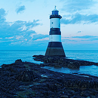 Buy canvas prints of ANGLESEY LIGHTHOUSE by andrew saxton
