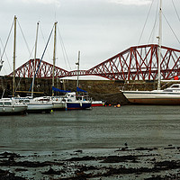 Buy canvas prints of DALMENY HARBOUR by andrew saxton