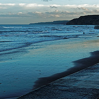 Buy canvas prints of WALKING TO THE SEA by andrew saxton