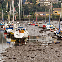 Buy canvas prints of WELSH SAILING BOATS by andrew saxton