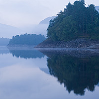 Buy canvas prints of MISTY REFLECTION by andrew saxton
