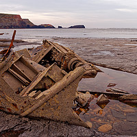 Buy canvas prints of SEA WRECK by andrew saxton