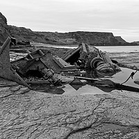 Buy canvas prints of WHAT A WRECK by andrew saxton
