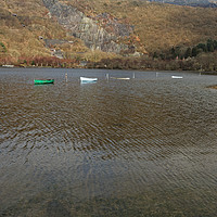 Buy canvas prints of LLANBERIS BOATS by andrew saxton