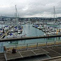 Buy canvas prints of TORQUAY HARBOUR by andrew saxton