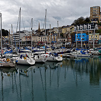 Buy canvas prints of DEVON HARBOUR by andrew saxton