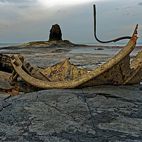 Buy canvas prints of WRECK POINT by andrew saxton