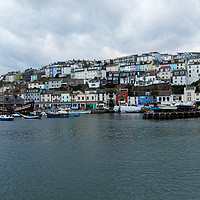 Buy canvas prints of BRIXHAM by andrew saxton