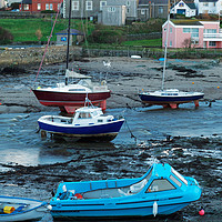 Buy canvas prints of CEMAES BOATS by andrew saxton