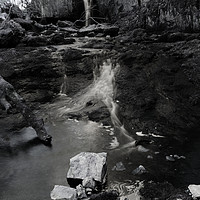 Buy canvas prints of CRACKED WATER by andrew saxton