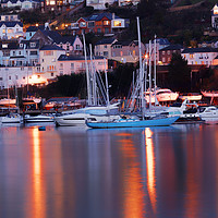 Buy canvas prints of KINGSWEAR NIGHT by andrew saxton