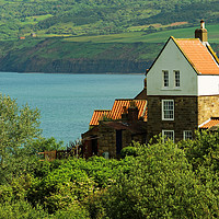 Buy canvas prints of SEASIDE HOUSE by andrew saxton