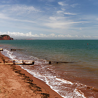 Buy canvas prints of RED BEACH by andrew saxton
