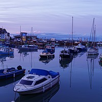 Buy canvas prints of CALM MOORED BOATS by andrew saxton