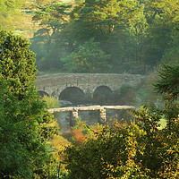 Buy canvas prints of THE CLAPPER BRIDGE by andrew saxton