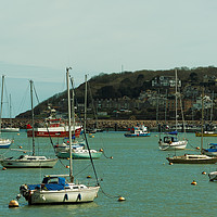 Buy canvas prints of MOORED TOGETHER by andrew saxton