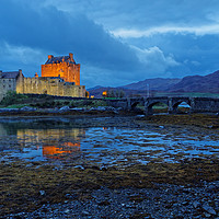 Buy canvas prints of EILEAN LIGHTING UP by andrew saxton
