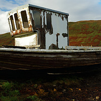 Buy canvas prints of OLD BOAT by andrew saxton