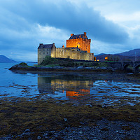 Buy canvas prints of EILEAN DONAN CASTLE by andrew saxton