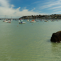Buy canvas prints of LIGHT CLOUD OVER BRIXHAM by andrew saxton