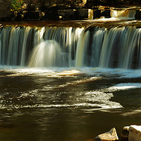 Buy canvas prints of SWALES FALLS YORKSHIRE by andrew saxton