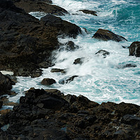 Buy canvas prints of ROCKY WATERS. by andrew saxton